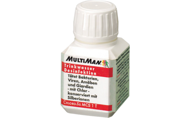 MultiMan Chlorosil drinkwater desinfectie tabletten 100 stuks