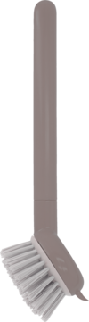 Berger Sp&uuml;lb&uuml;rste mit Ersatzb&uuml;rstenkopf und Sp&uuml;lmittelspender grau