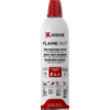Witte spuitfles met rode dop en Kidde Flame Out brandblusspray etiket