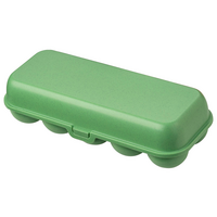 Koziol Eggs to go Eierbox für 10 Eier nature leaf
