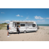 Fiamma F80s Polar White roof awning 340 blue