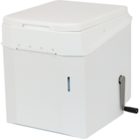 Biotioo 2.0 RL Trockentrenntoilette mit Kompostierfunktion 10 Liter Urintank 25 Liter Feststoffbeh&auml;lter wei&szlig;