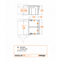 Vango Riviera Air 390 Elements ProShield aufblasbares Reisevorzelt