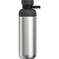 Mepal Vita Edelstahl Trinkflasche aus recyceltem Edelstahl und auslaufsicher 700  ml nordic black