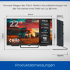 Kleine productafbeelding Cello CTrav Smart Tizen OS Camping LED TV mit Triple Tuner, WLAN, Bluetooth, 12/24/230 V 1
