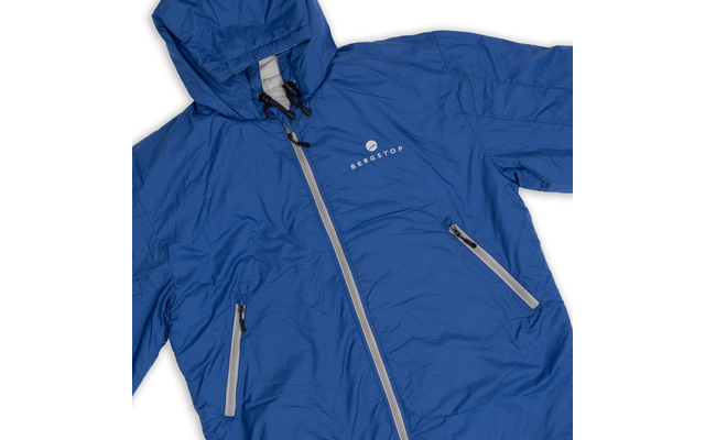 Bergstop Cozybag Comfort Multifunktionsschlafsack mit Ärmeln blau S 210 cm