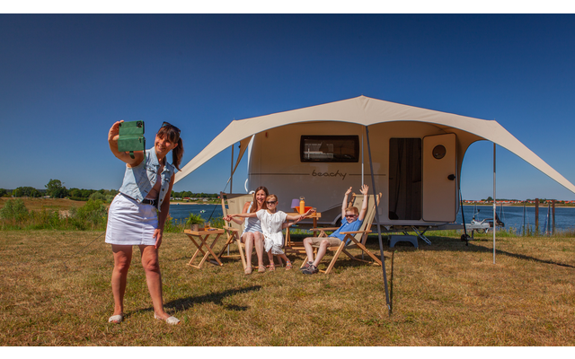 Campooz Trekking awning for Beachy 420 - incl. poles