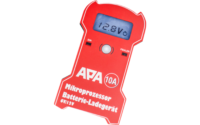 Apa microprocessor acculader, 9-traps, laadbehoudfunctie, 6/12V, 8A