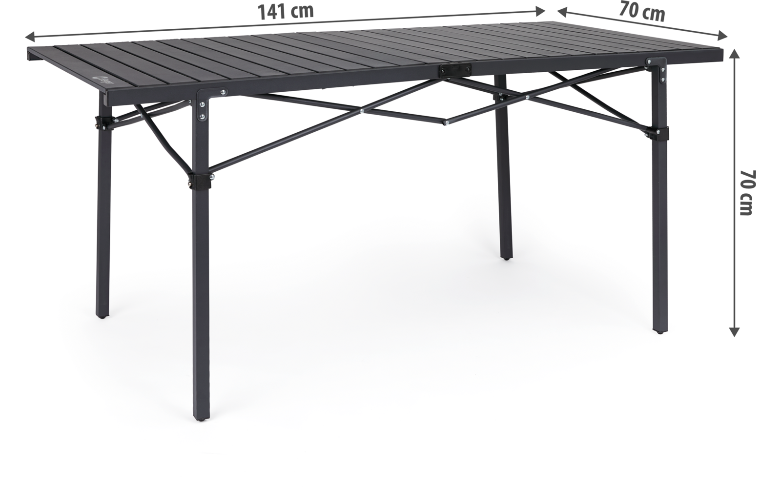 Produktbild Berger Aluminium Rollable Table 141 x 70 cm 1