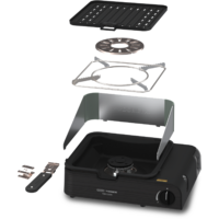 Cocina de gas Dometic Van Cook FFD BBQ Plate 1 quemador con placa grill 1,6 kW