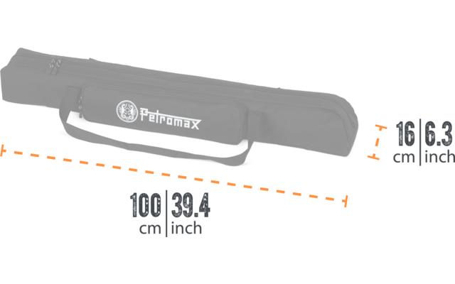 Produktbild Petromax d1 Transporttasche Dreibein Rei&szlig;festes Ripstop-Material 1