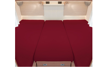 Set de draps-housses 3 pièces pour lits arrière