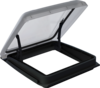 MPK VisionStar M Dachhaube Wohnwagen 400 x 400 mm ohne Dauerlüftung schwarz für Dachdicken 25-60 mm 