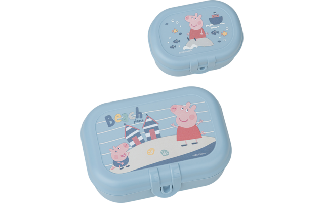Image du produit Koziol Peppa Pig Waves To Go Lunchbox Set 3 teilig mit 2 Boxen / Trinkflasche 200 ml 1