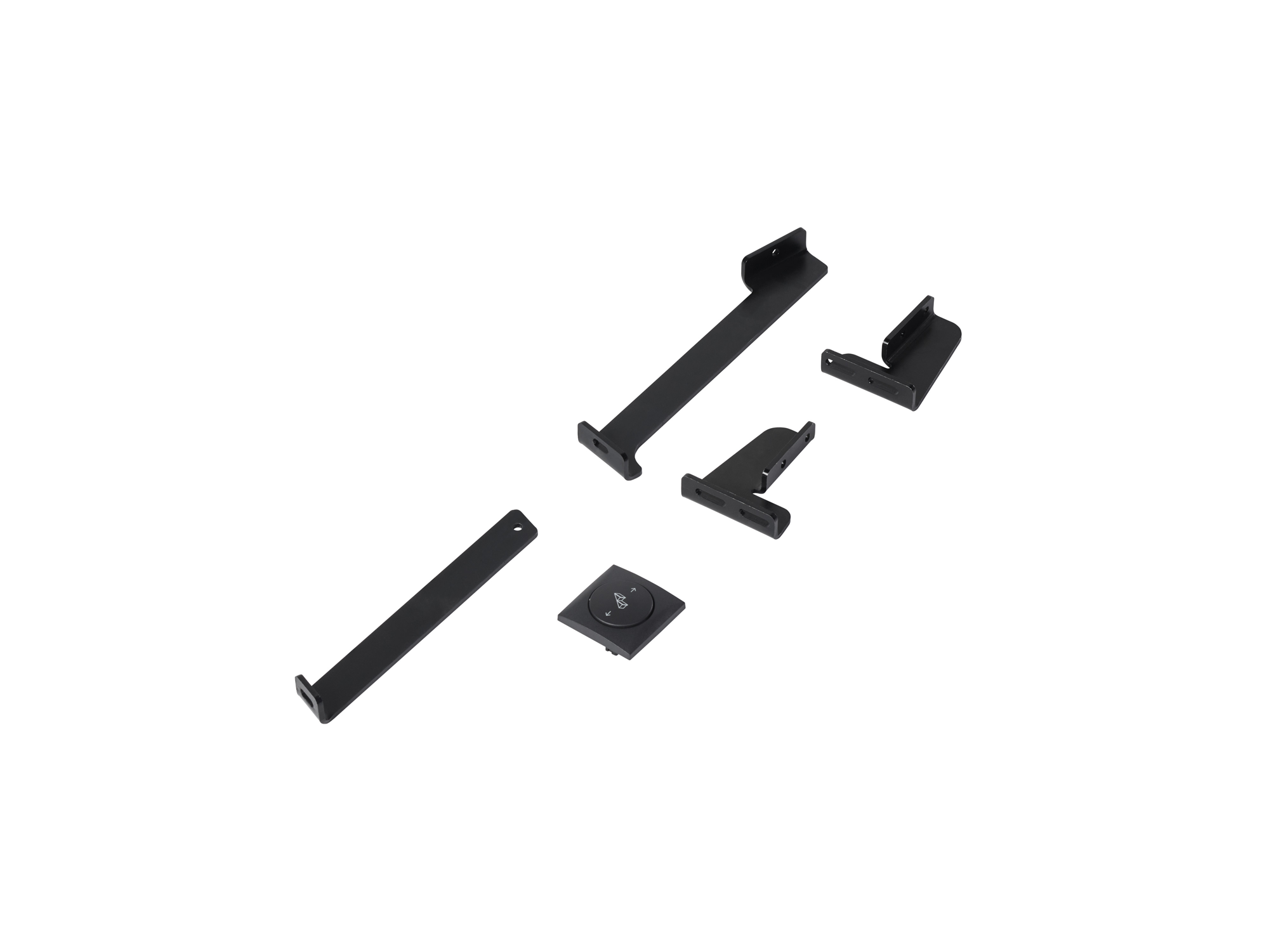 Thule Mounting Kit 7001-7100 For Fixpoint Footset 71 – Steel, Black, 4-Piece Set