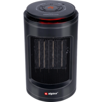 Alpina Heizl&uuml;fter mit Ventilator 230 V 1200 W schwarz