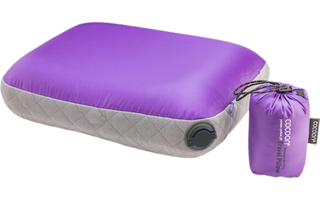 Cocoon Air Core Pillow Ultralight púrpura / gris 40 x 55 cm