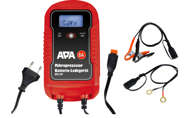 Apa Mikroprozessor Batterie-Ladegerät, 9-stufig, 6/12V, 8A
