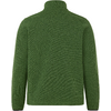 grüne Jacke von hinten, hoher Stehkragen, lange Ärmel, melierte Struktur, weißer Hintergrund