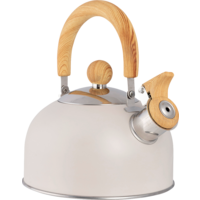Bo-Camp Urban Outdoor Clerkenwell fluitketel, roestvrij staal, beige, 1,2 liter
