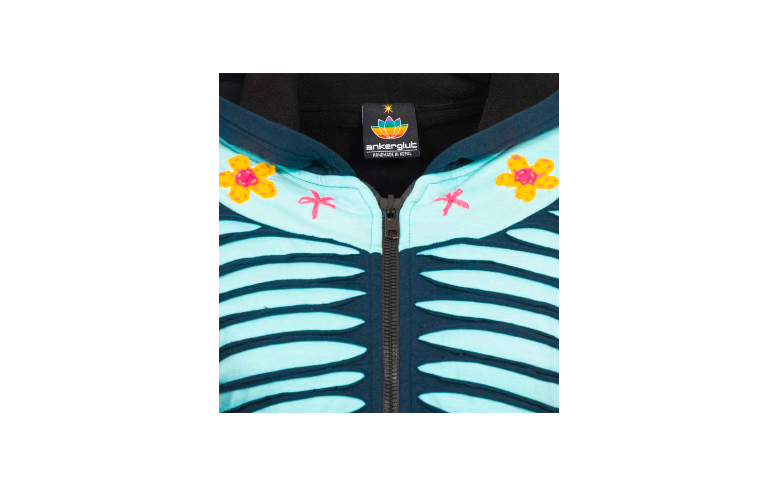 Produktbild Ankerglut Ankerglutsonne Damen Patchwork Jacke 1