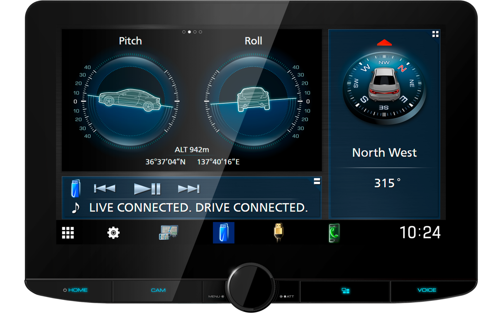 Produktbild Kenwood DMX9724XDS Moniceiver 10,1 Zoll 1