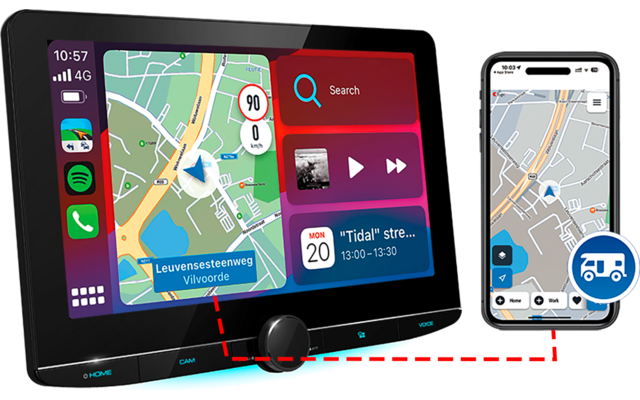 Produktbild Kenwood DMX9724XDS Moniceiver 10,1 Zoll 1