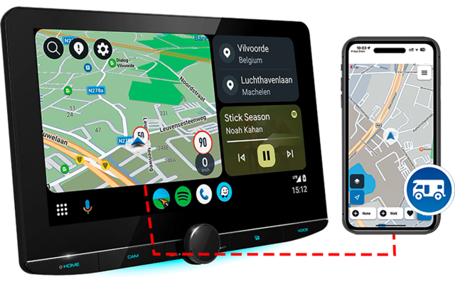 Produktbild Kenwood DMX9724XDS Moniceiver 10,1 Zoll 1