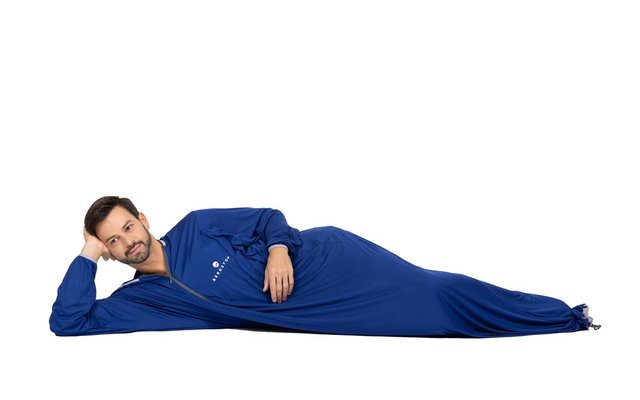 Saco de dormir Bergstop MicroStretch L/XL azul