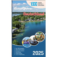 ECC Europe Camping Caravaning Gu&iacute;a de camping Alemania 2025 Idioma Alem&aacute;n