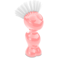 Koziol Tweetie groenteborstel van biocirculair kunststof 12,9 cm zoetroze