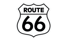Schütz Autocollant Route 66 90 x 85 x 0,1 mm