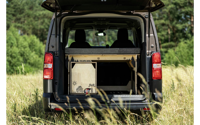 Escape Vans Eco Box plus XL folding table/bed box Renault Traffic/Opel Vivaro B/Fiat Talento
