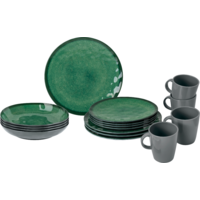 Brunner Vajilla fiambrera 16 piezas Verde mar