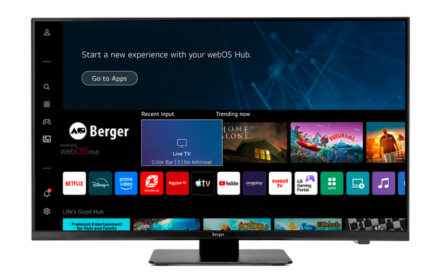 Imagen del producto Berger Advanteq Smart LED TV con triple sintonizador y 12 / 230 V 1