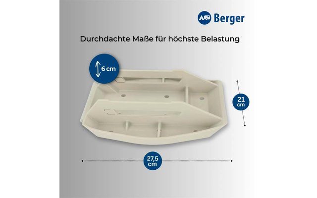 Product afbeelding Berger Big XXL steunvoeten 27,5 x 21 cm set van 4 1
