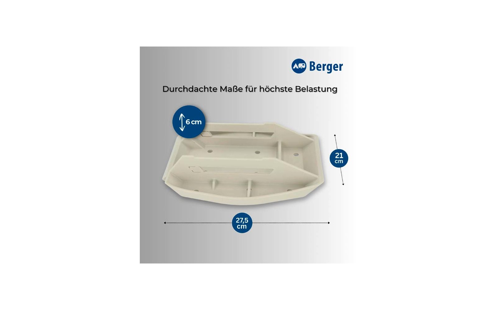 Product afbeelding Berger Big XXL steunvoeten 27,5 x 21 cm set van 4 1