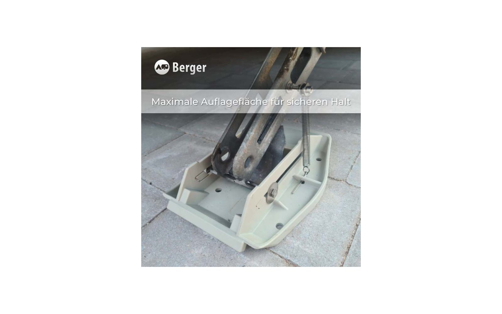 Product afbeelding Berger Big XXL steunvoeten 27,5 x 21 cm set van 4 1