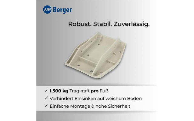 Product afbeelding Berger Big XXL steunvoeten 27,5 x 21 cm set van 4 1