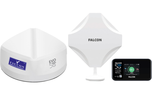 Image du produit Antenne de toit et antenne fen&ecirc;tre 5G Flex LTE avec routeur WLAN mobile EVO Falcon 1