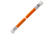 390064 471569 296308 275552 - Tubo gas a media pressione GOK con dado di raccordo G 1/4 LH su G 1/4 LH gomma