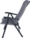 Berger Genova 3D Mesh Klappstuhl-Set mit Beinauflage Light Grey
