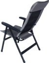 Berger Genova 3D Mesh Klappstuhl-Set mit Beinauflage Light Grey