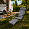 Kleine productafbeelding Berger Klappstuhl-Set Genova mit Beinauflage light grey 1