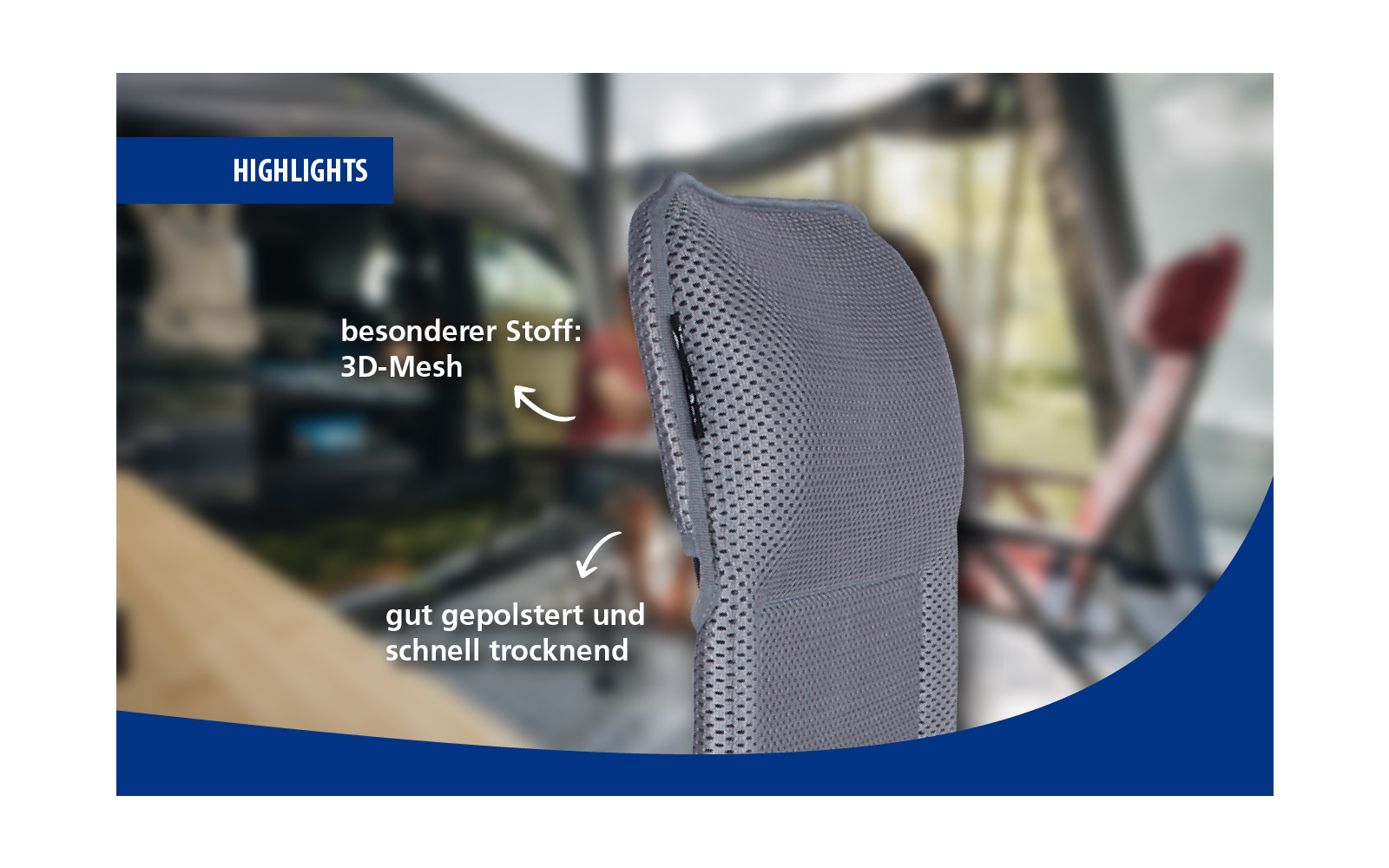 Product afbeelding Berger Klappstuhl-Set Genova mit Beinauflage light grey 1