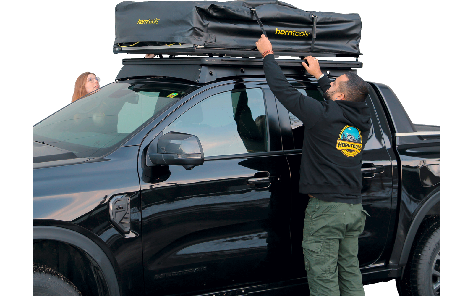 Produktbild Horntools Elements Gen II Dachzelt 3 Personen 165 cm Midnight Stone 1