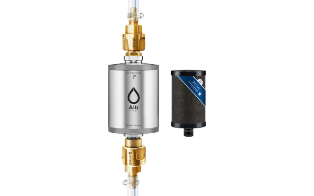 Alb Filter® TRAVEL Active drinking water filter - fixed installation stainless steel nature