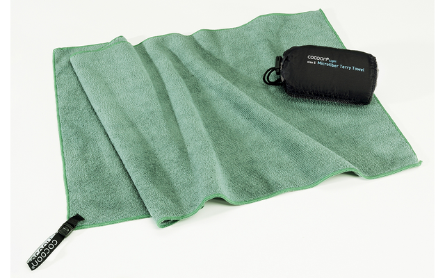 Asciugamano in microfibra Cocoon verde bambù chiaro XL