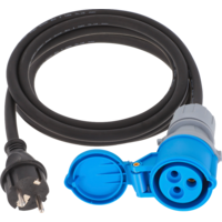 Berger Adapterleitung Schutzkontaktstecker auf CEE-Kupplung 5 m