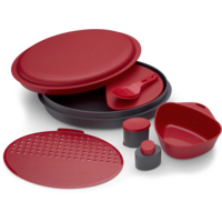 Primus Meal Camping servies en kookset 8-delig rood